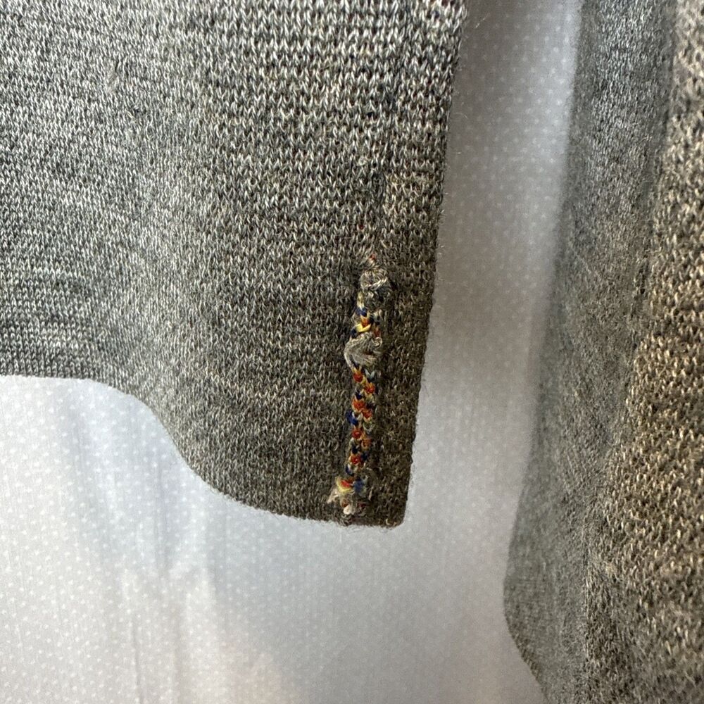 Anthropologie Hummingbird Art Sweater Starla M. Hoffman Size XS Pullover Gray - Picture 5 of 11